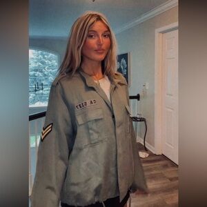 Super Cool Light weight Rails Army Green Military Jacket